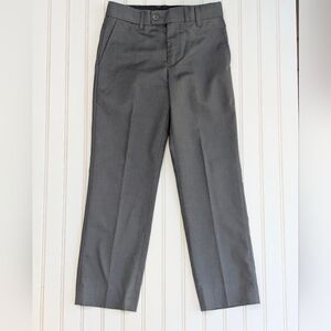 Giovanni Uomo Boys Gray Formal Dress Pants - Classic Tailored Fit